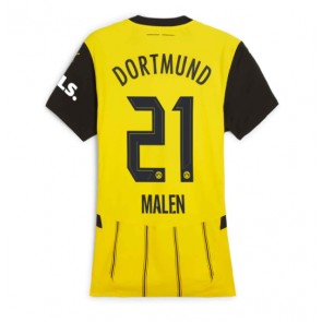 Borussia Dortmund Donyell Malen #21 Hemmatröja Dam 2024-25 Kortärmad